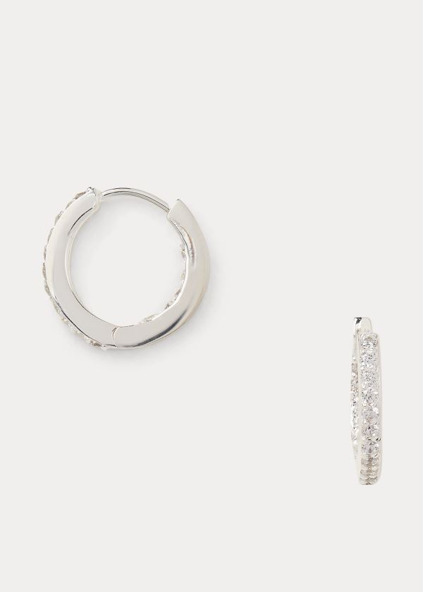 Ralph Lauren Cubic Zirconia Hoop Øreringe Dame Danmark (JAIQT5380)